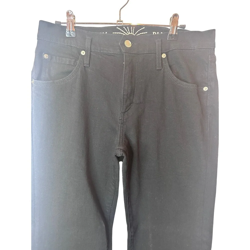 Daily Blue‎ Women's Black Flare Peace Jeans Size 30 Tall 33